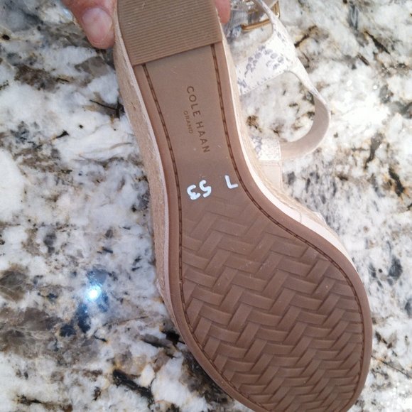 Cole Haan Cloudfeel Espadrille Wedge Sandal women's Clearance $150 - Picture 8 of 8